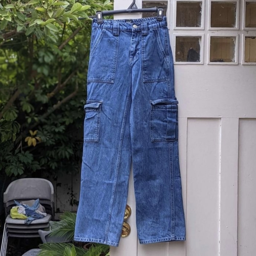 High Waisted BDG Urban Outfitters Skate Denim Jeans Size W24 L32